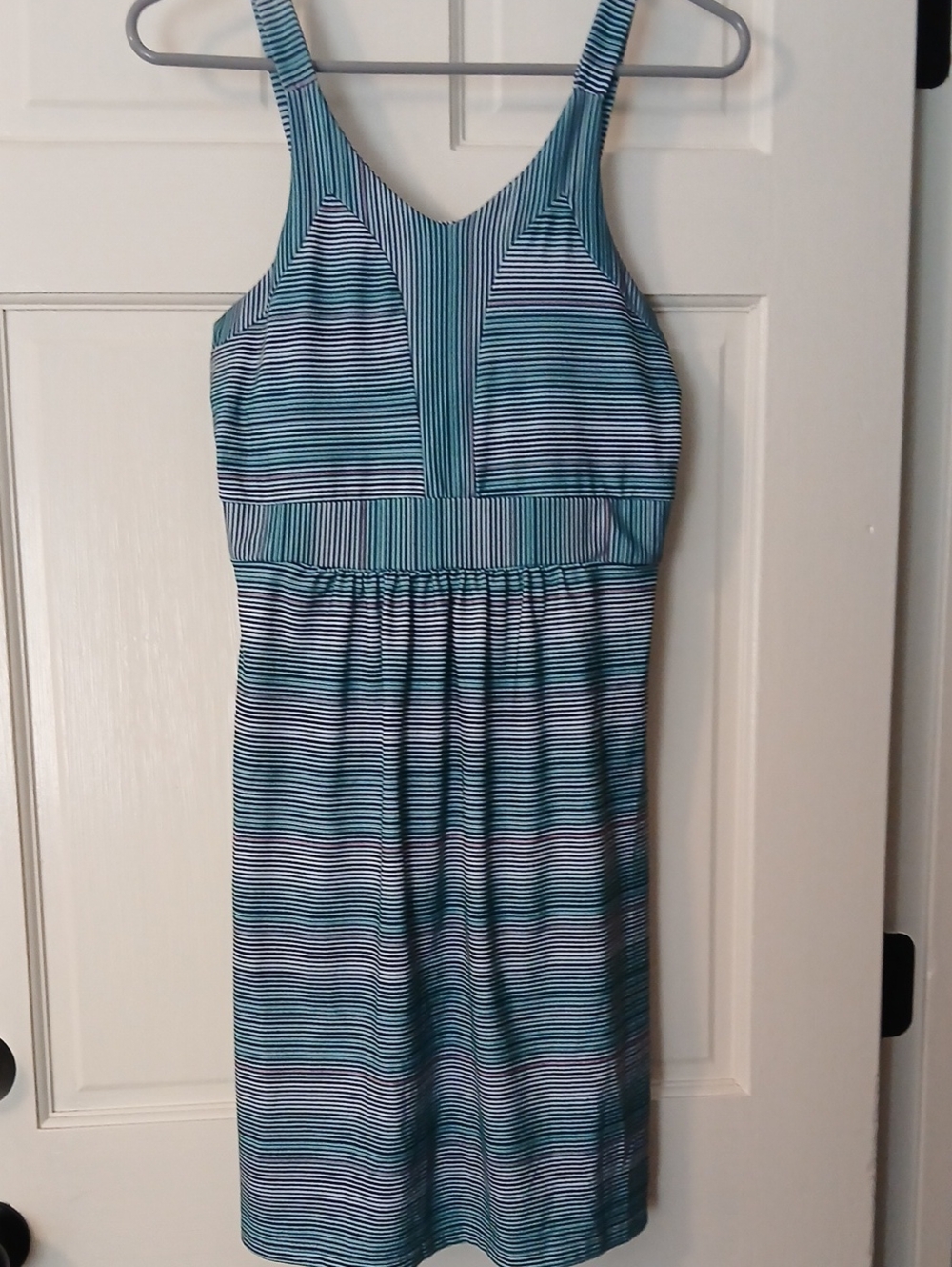 Tehama Striped Blue & White Summer Dress